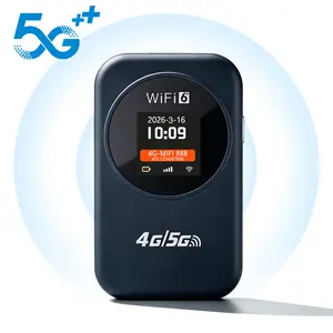 Portable Mobile Hotspot-5G/4G LTE Mobile WiFi Hotspot Router,Pocket WiFi,300Mbps,Supports 10 Devices,Compact Wireless Router for Trips&Business