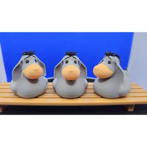 Eeyore-Style Donkey Duck Figurine – 3D Printed Collectible for Cruise Duck Hunt, Collectible Figurines, Miniature Figurines