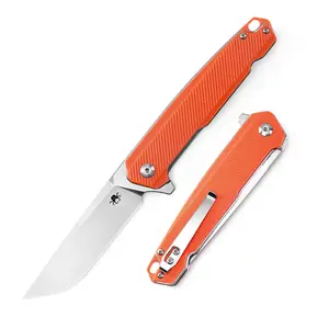 KLAKEN J150-SOLACE, D2 Blade With G10 Handle EDC Folding Pocket Knife Camping Tool Survival Gear