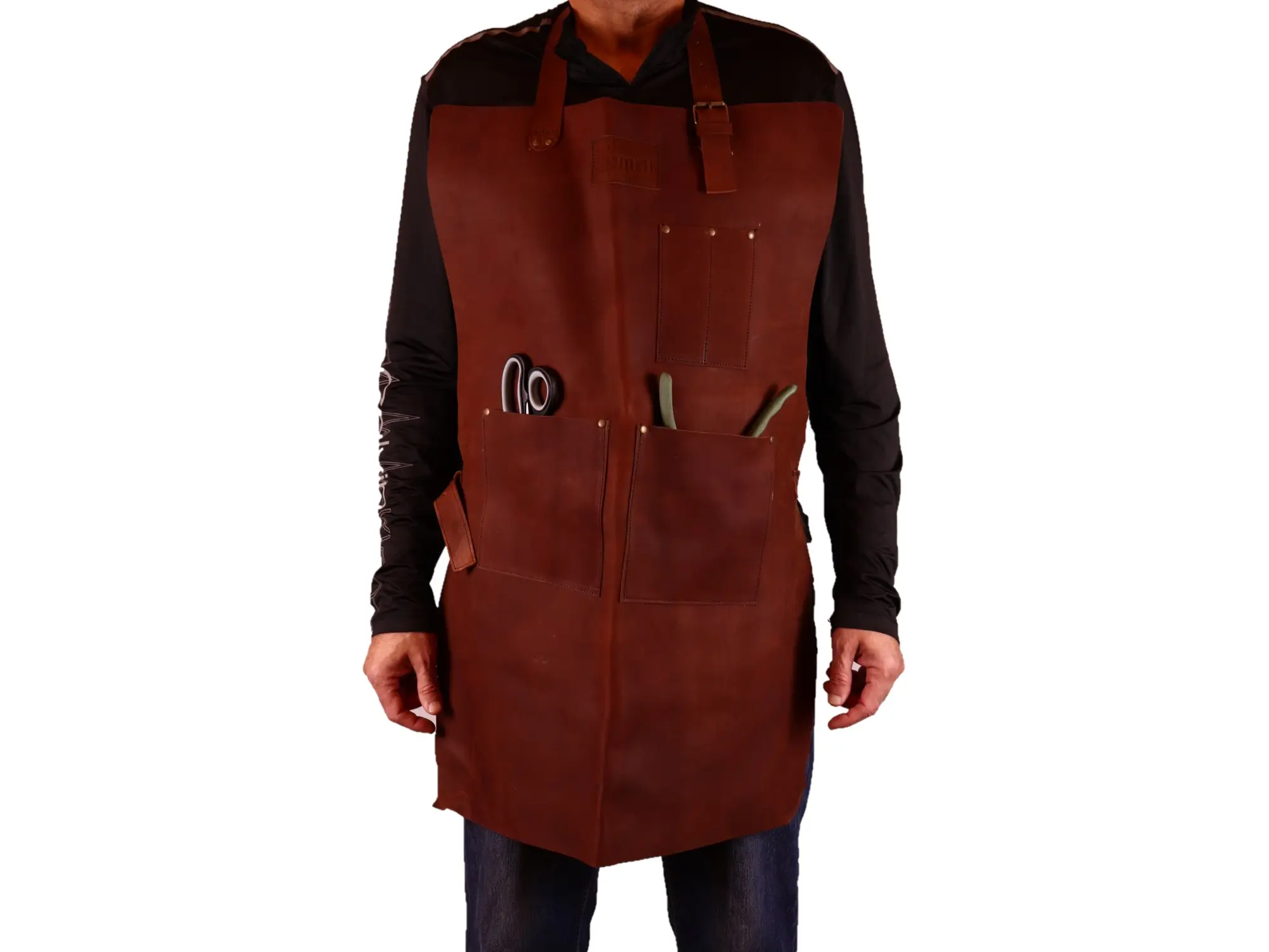 Trutuch Real Leather Apron | Butcher Apron | BBQ Apron | Cooking Apron | Tool Apron