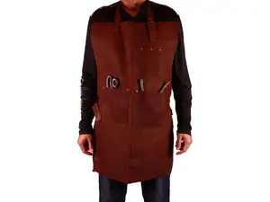 Trutuch Real Leather Apron | Butcher Apron | BBQ Apron | Cooking Apron | Tool Apron