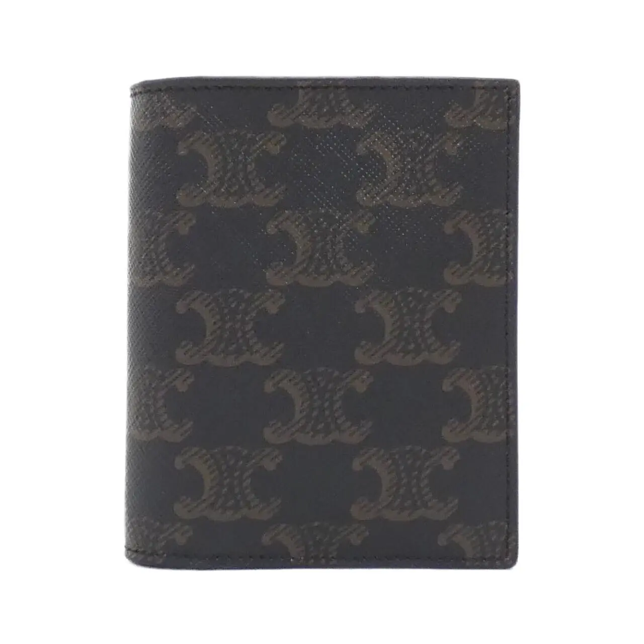 Pre-owned Celine Canvas Small Leather Goods Triomphe Bifold Wallet