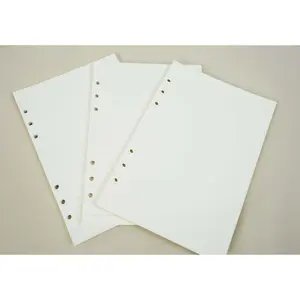 Refill Paper, Planner Inserts for A5 A6 Binder, Lined Grid Blank, A5 A6 90 Sheets (180 pgs)