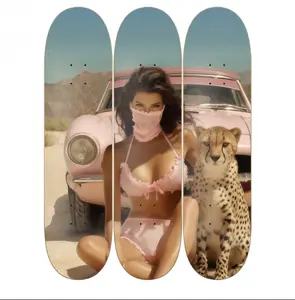 FINAL SALE - DREAMY SAHARA SKATEBOARD WALL ART DECOR