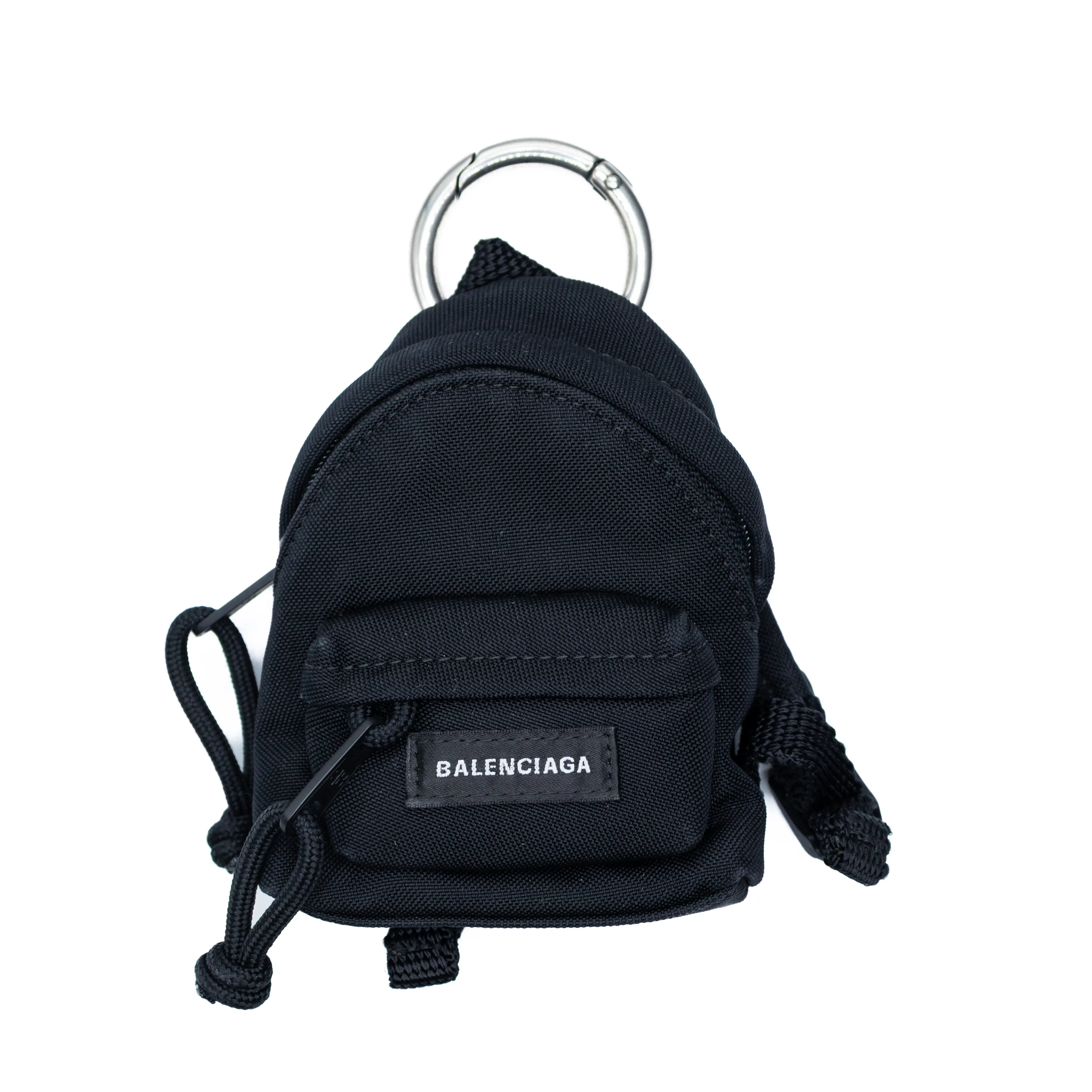Balenciaga Backpack Canvas Black Balenciaga Canvas Crystal Embellished Eiffel Tower Explorer  main image 3