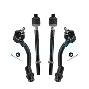 4pc Front Inner Tie Rods and Outer Tie Rods Assembly for 2012 2013 Kia Soul