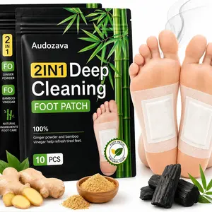 [BOGO FREE] Deep Cleansing Foot Pads | Overnight Bamboo Charcoal Patches for Tired Feet, Relaxing Self-Care Routine (20 Pcs Total)