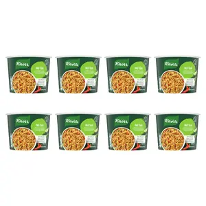 Knorr Pasta Cup Pad Thai 8 ct For a Quick and Easy Meal Made with 100% Real Vegetables & No Artificial Flavors or Preservatives, 2.6 oz