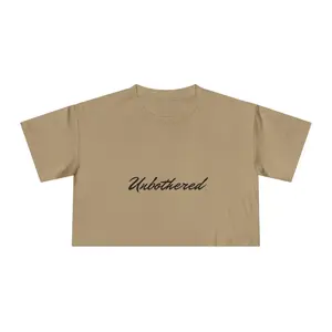 Unbothered Crop Tee