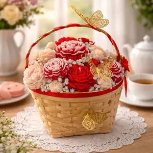 Celestial Red Bloom – Personalized or Designer’s Choice