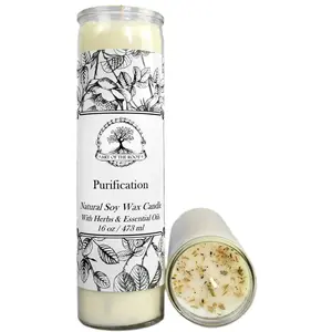 Purification 7 Day Soy Candle  for Cleansing Rituals