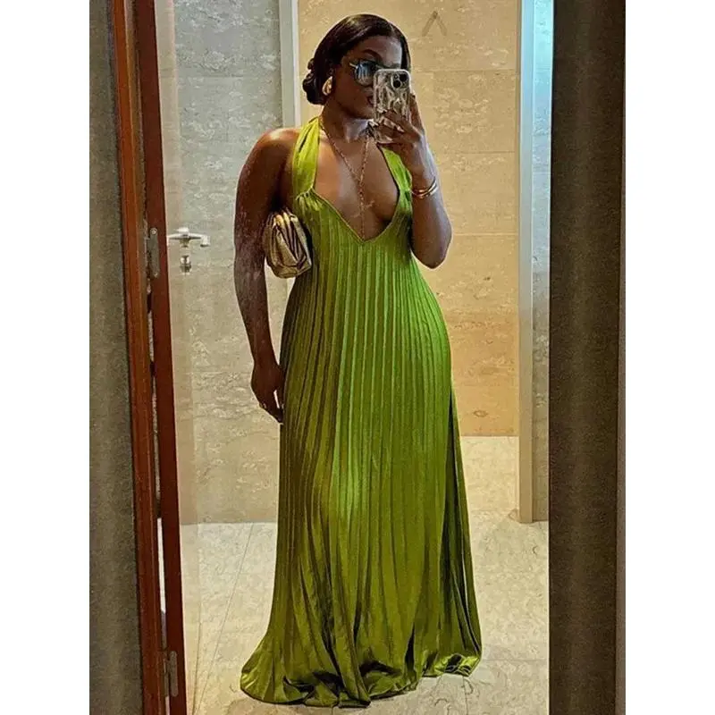 green backless summer dress - TikTok Shop green backless summer dress - TikTok Shop