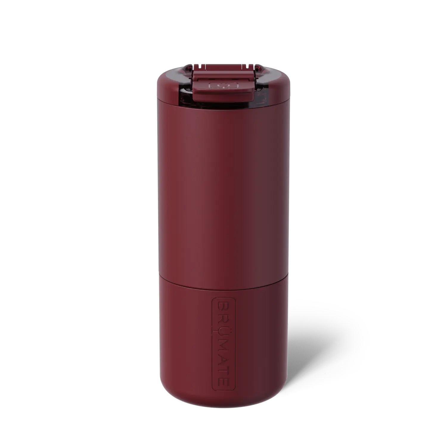 BrüMate Strova 18oz Ceramic-Lined Coffee Tumbler | 18oz Insulated Coffee & Travel Mug | 100% Leakproof BevLock Lid | Built-in Silicone Sleeve | Cup-Holder Friendly