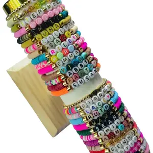 Personalized Heishi Name Bracelets