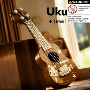 Children Ukulele Toy Beginner Starter Kit, Educational Musical Instrument for Kids, Perfect Gift for Boys & Girls Birthday Party
