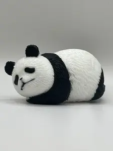 Squeezy Bead Ball Panda - Tactile Sensory Stress Toy - Crunchy Bead-Filled Fidget - Anxiety Relief Squishies - Fine Motor Skills Development - Ages 3+