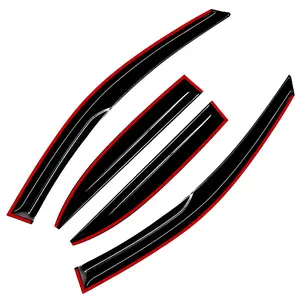For 2009-2014 Acura TSX CU2 Sedan Window Visors Wind Deflectors Sun Rain Guards Vent JDM Mugen Style