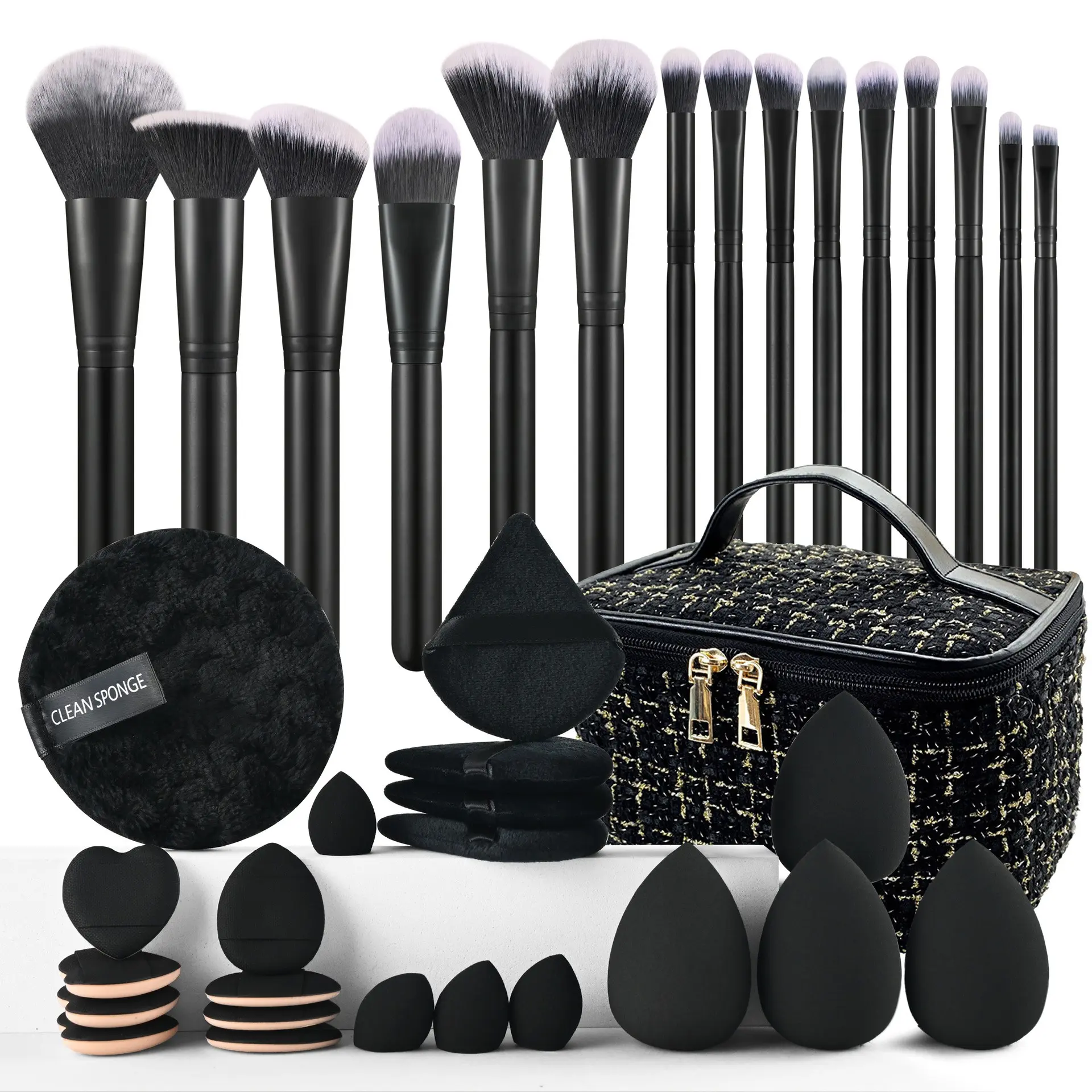 Black 37-Piece Set