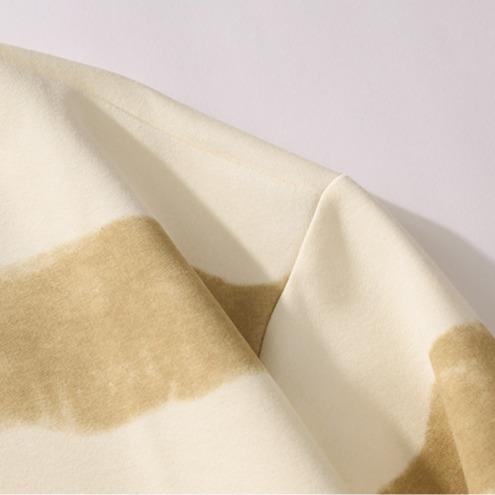 Autumn New Men's Sweatshirt, Loose Casual Versatile Youthful Stylish Long Sleeve T-Shirt, Crew Neck Heavyweight Pullover Sweatshirt, Tie-Dye Striped Color Block Long Sleeve T-Shirt, Unisex Trendy Base Shirt, Soft Comfortable Fabric, Suitable for Everyday