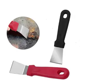 TIKA 2-Pack Stainless Steel Kitchen Cleaning Spatula Set for Ice Removal, Defrosting and Surface Scraping