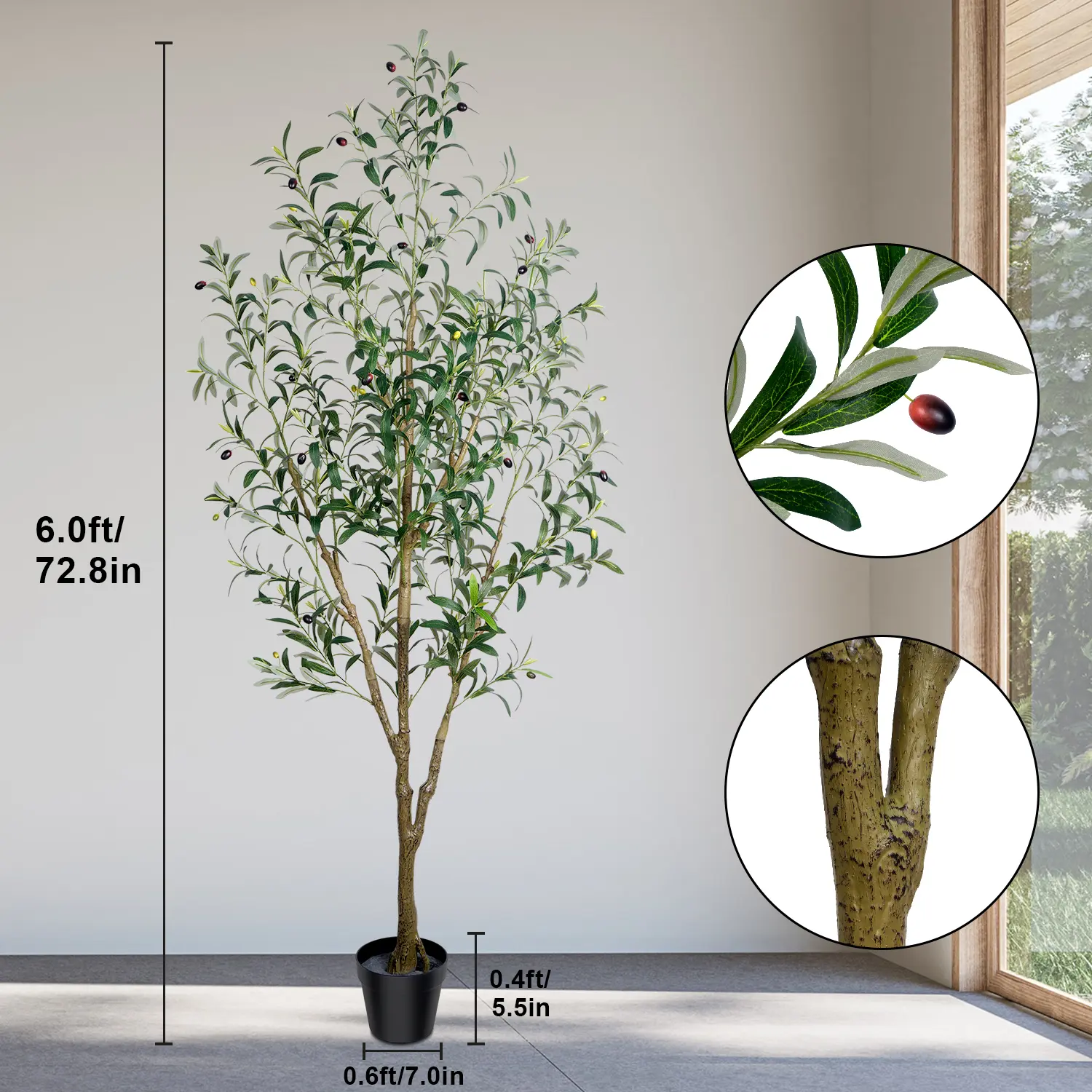 6FT 826 leaves 36 fruits