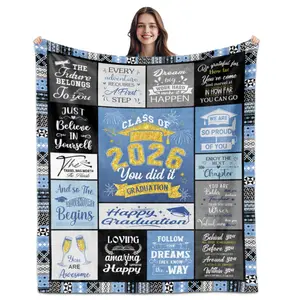 Graduations Gifts for Him Her, Graduation Blankets Class of 2026, College Graduation's Gift, Graduation Decoration's 2026, Graduations Blanket