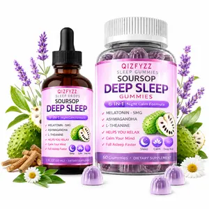 Soursop Deep Sleep 24H Wellness Formula | Sleep Liquid + Gummies | Multi-Action Support for Calm Mind, Relaxation & Restful Sleep