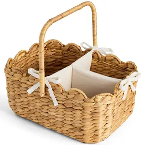 Best Choice Products Diaper Caddy Organizer for Baby, Large Portable Nursery Organizer w/ Divider & Handles