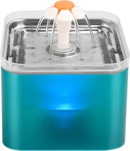 Water Fountain Stainless Steel: Flower  Fountain for Drinking - Metal Water Fountain for Cats -  Pet Waterer Fountain 304 Stainless Steel -  Cats Drinking Fountain for Small Dogs