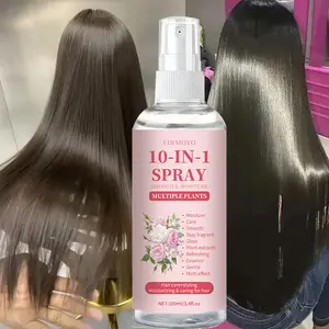 10-In-1 Haircare Spray, Heat Protectant Spray, Salon-Quality Heat Protection, Moroccan Argan Oil, Keratin, Coconut Oil, Lightweight Non-Greasy, Anti Frizz Shine, All Hair Types