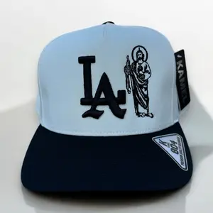 3D Embroidered Cap with Saint Jude Design - Adjustable SnapBack Cap for Men and Women