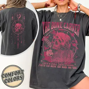 Acotar Comfort Colors Shirt, The Bone Carver Shirt, Sarah J Maas Merch, Bookish Shirt, Velaris Shirt, Tog Merch, Crescent City Merch