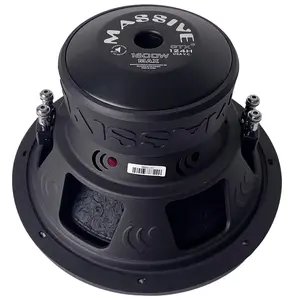 Massive Audio GTX124H 12" 800W RMS Dual 4 Ohm Subwoofer with Heavy-Gauge Steel Basket & High-Flux Y30 Magnets for Deep Bass Compact Custom