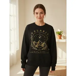 Velaris LONG SLEEVE SHIRT, Acotar Comfort Colors Long Sleeve Sweatshirt, Night Court Long Sleeve Shirt, Sarah J Maas, Feyre and Rhysand,  Crewneck Pullover New Year GiftRAIMENTRY