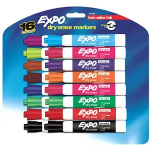 Newell Corporation  Expo Lowodor Dry Erase 16 Color Set Markers