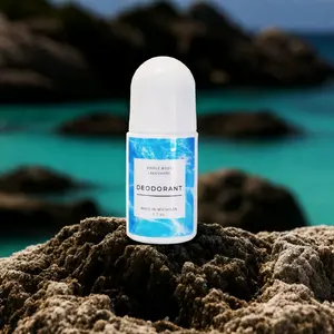 Lakeshore Prebiotic Zinc Ricinoleate Maximum Strength Natural Trending Deodorant Aluminum-Free Whole Body Roller Herbal Lakeshore