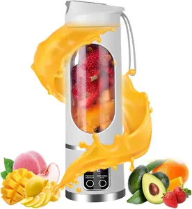 Premium Portable Blender! USB Rechargeable & Lightweight for Fresh Smoothies Anywhere - Ideal for Travel, Campus & Fitness! Leak-Proof Construction, Quickly Blends Drinks, Baby Food & More - Mini Rechargeable Personal Juicer Cup for Fruits and Vegetables