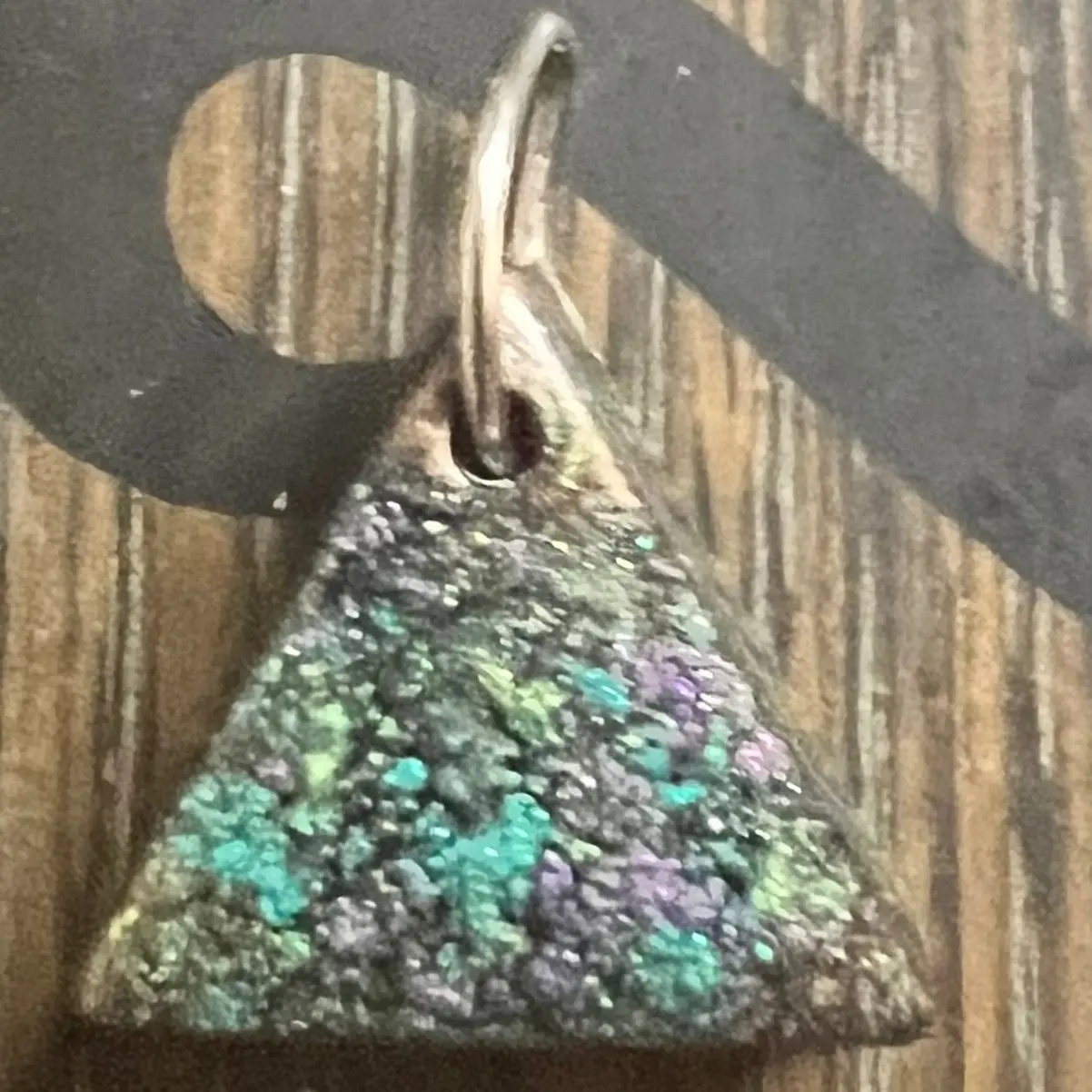 Hand made resin pendant