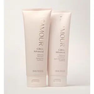 Vegamour GRO+ Advanced Balancing Shampoo & Conditioner Set | Dermatologist-Developed Plant-Based Formula for Shedding, Supports Healthy Scalp, Removes Buildup & Reduces Breakage