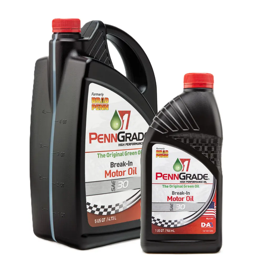 PENN GRADE 1, 71200, Break-In Oil SAE 30, Works with Diesel and Gasoline Engines, 5 Quart
