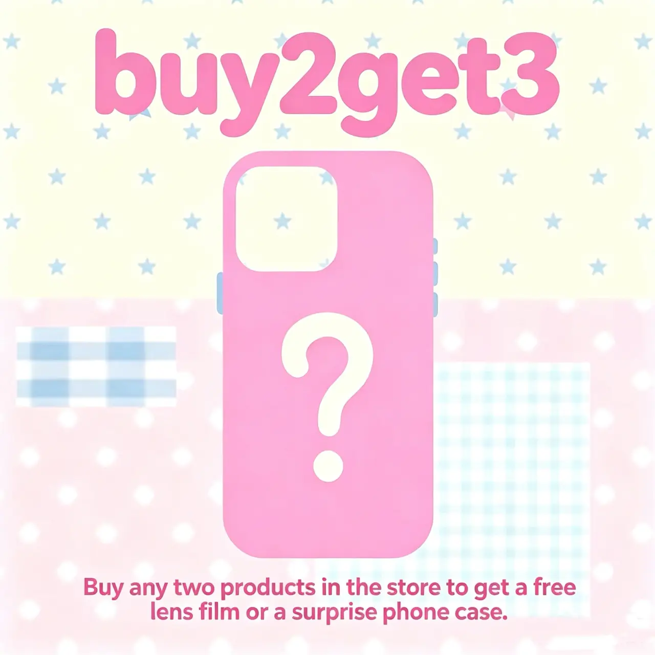 2+1 Free gift: Purchase 2 Products, Unbox a MysteryPhone Case!Compatible with iPhone17 16 15 14 13 iphone 17 case/iphone 17 promax case/iphone 16promax case/iphone 14 case/iphone 13 case.