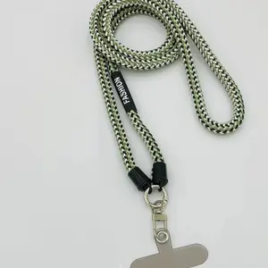 Phone Case Universal Slant Lanyard Long Braided Lanyard Neck Detachable Braided Lanyard