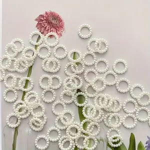 Hoop Beads DIY Handmade Accessories Light Luxury Exquisite Versatile Decorative Beads Adjustable Beaded Design Art Charms