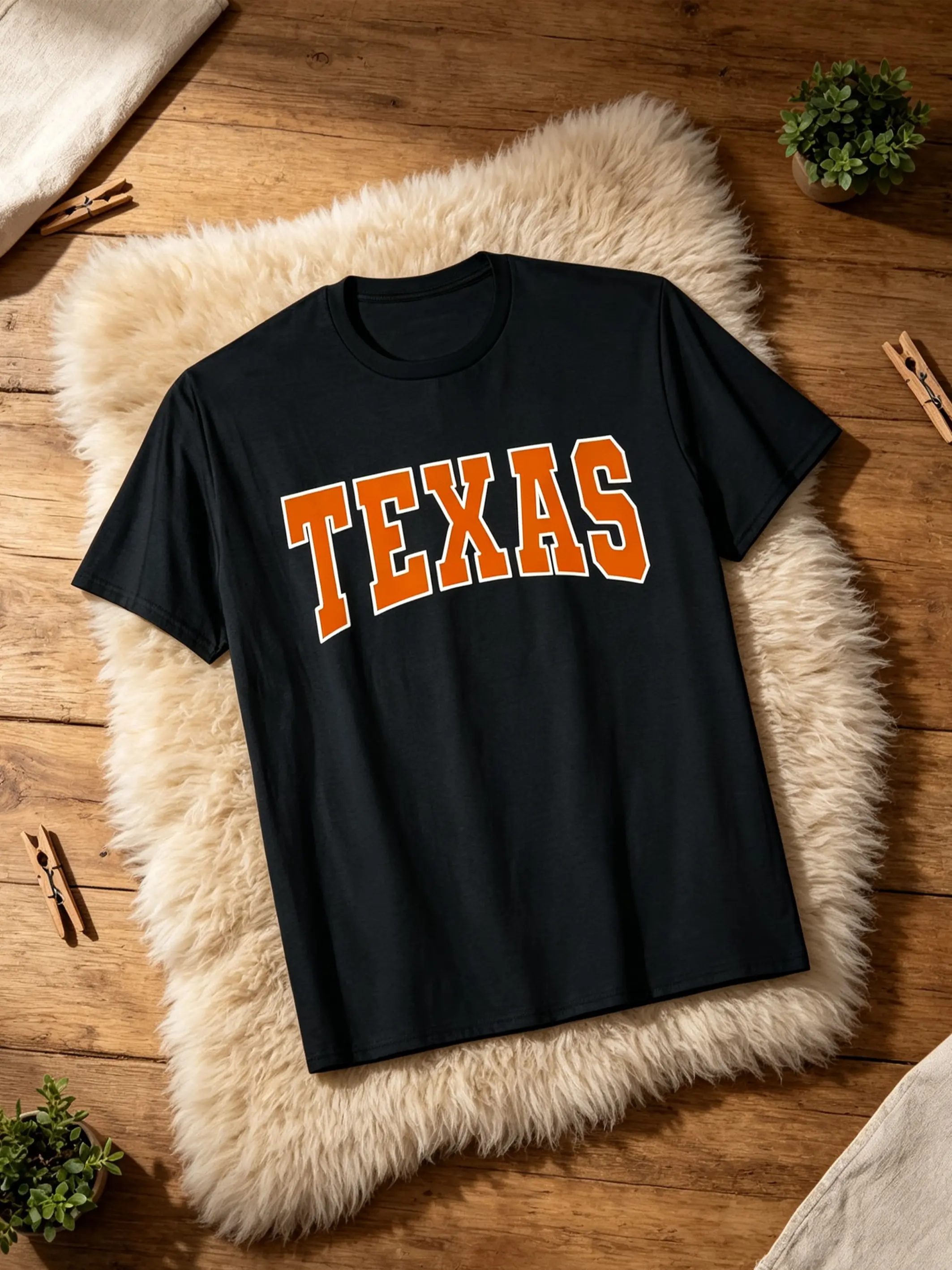 Texas Throwback Design Classic T-Shirt Vintage Style Retro Graphic Tee for Men Women Casual Black