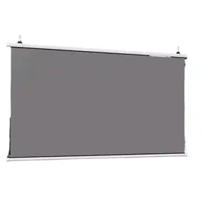 Wall-Mounted Projection Screen for Home Use, 4K HD Metal Anti-Light, No Drilling Required, Suitable for Living Room, Bedroom, Office, Portable