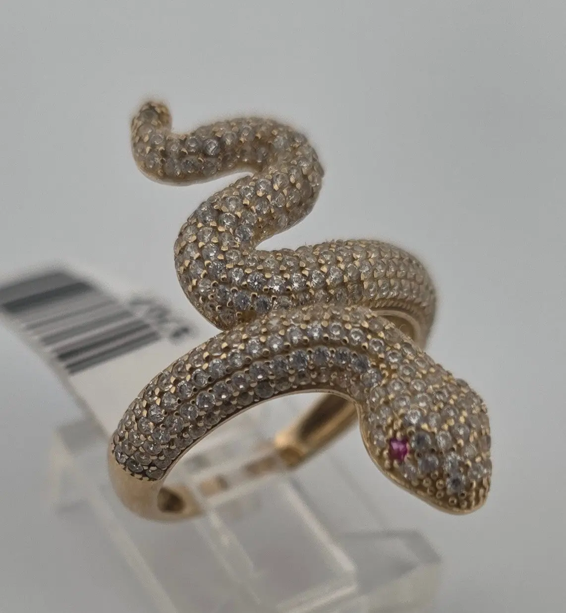 ANILLO 10K Size #7- SERPIENTE DE CZ