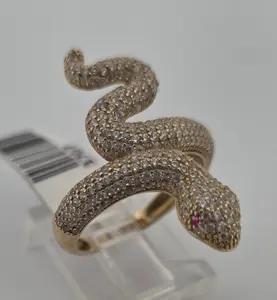 ANILLO 10K Size #7- SERPIENTE DE CZ