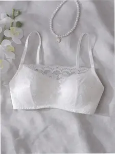 MEAUS Lace Bralette Top Contrast Lace Romantic Date Night Lingerie