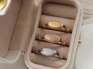 Custom Gold ,Silver , Rose Engraved Rings