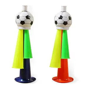 2pcs Soccer Horns, Mini Air Horn Plastic Loud Noise Maker for Football Fans for Sporting Events Soccer Football Party